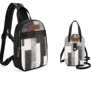 Wrangler Small Sling Backpack and Cellphone Crossbody Purse🐡